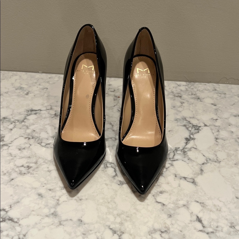 Marc Fisher Black Patent Heels